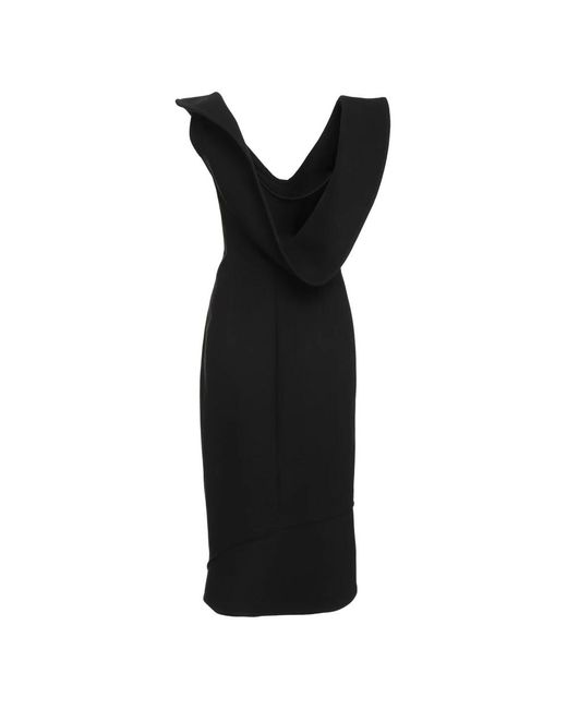 Bottega Veneta Black Midi Dresses