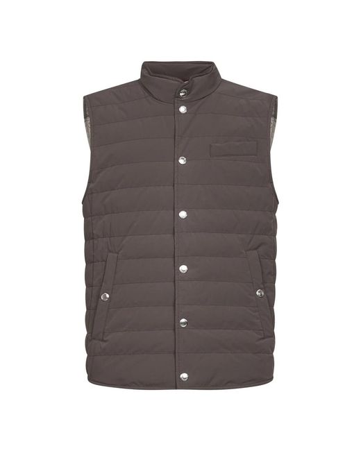 Brunello Cucinelli Brown Vests for men
