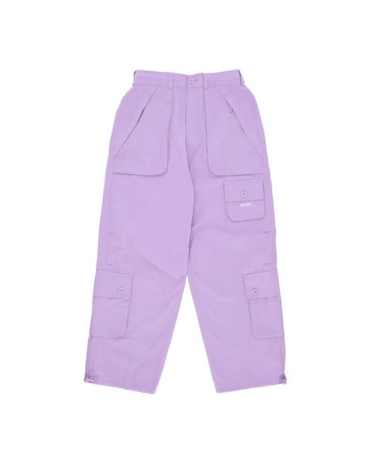Obey Pantalons in het Purple