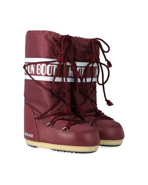 Moon Boot Red Icon Boot