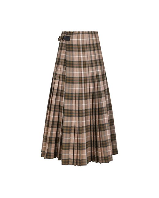 Burberry Maxi Skirts in het Brown