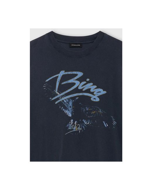 Anine Bing Blue T-Shirts