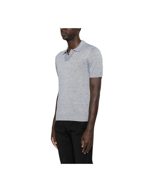 Tagliatore Gray Polo Shirts for men