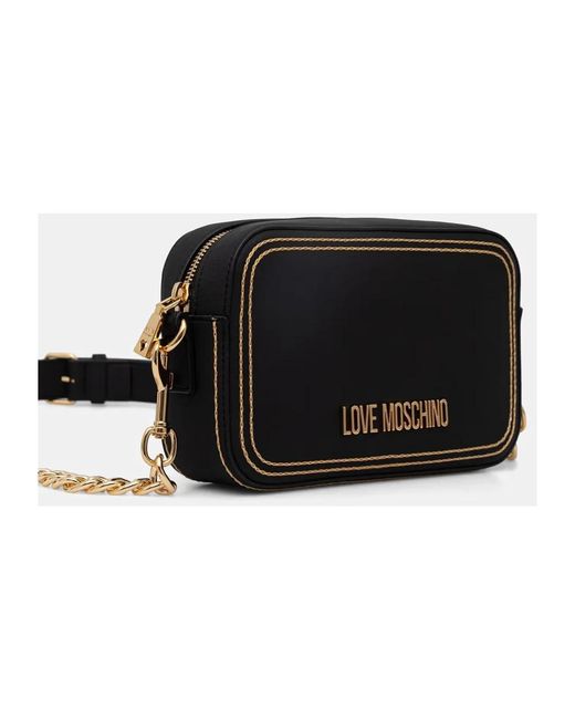 Love Moschino Black Umhängetasche