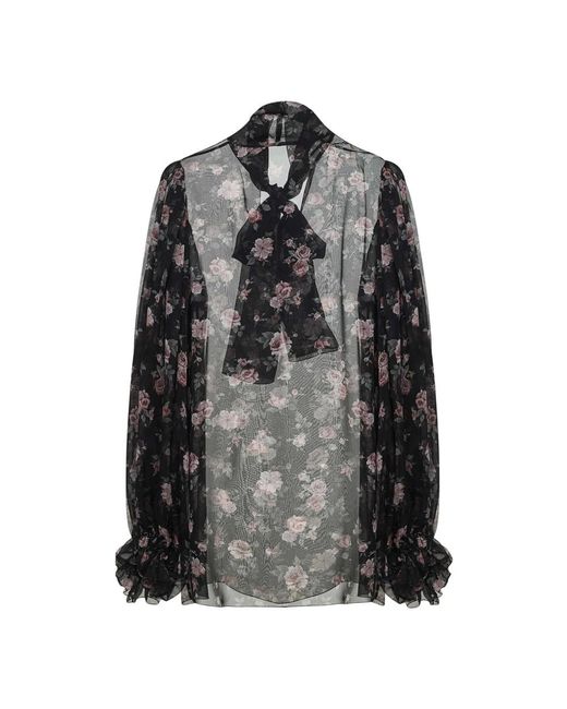 Dolce & Gabbana Overhemden ,Zwart Kleedjes in het Black