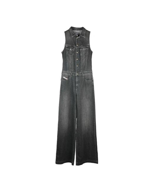 DIESEL Gray Jumpsuits