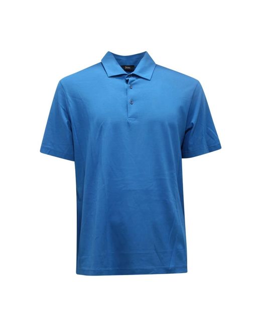 Herno Tops ,Blauw ,Stijlvol Shirt in het Blue voor heren