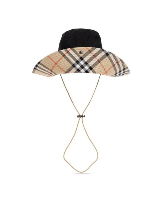 Hats Burberry pour homme en coloris Metallic