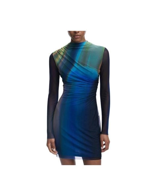Short Dresses Desigual de color Blue