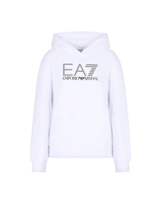 EA7 White Hoodies