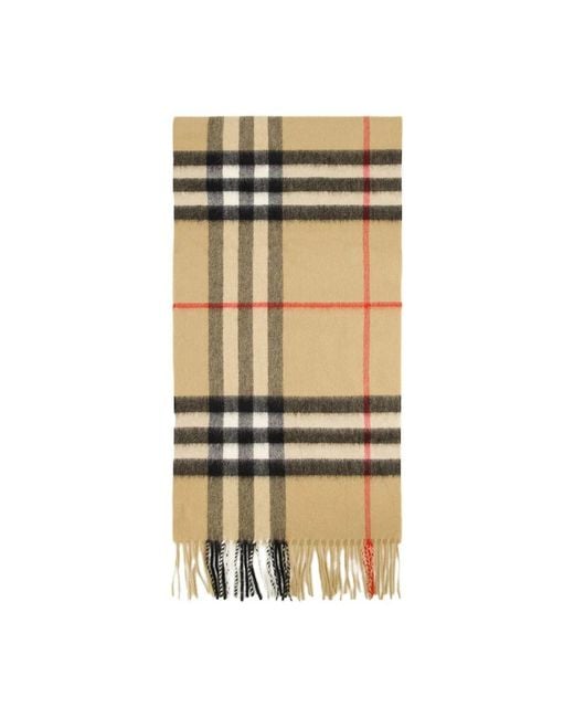 Burberry Natural Winter Scarves for men