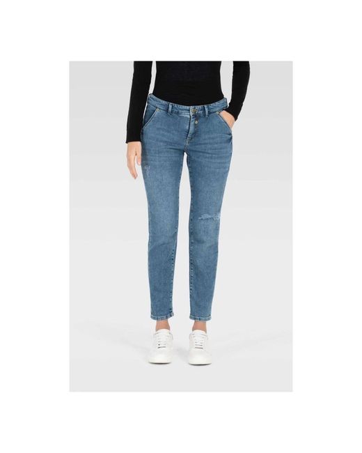 M·a·c Jeans ,Blauw ,Denim Skinny Jeans in het Blue