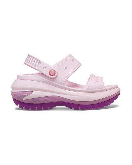 CROCSTM Schoenen ,Paars ,Klassieke Mega Crush Sandalen in het Purple