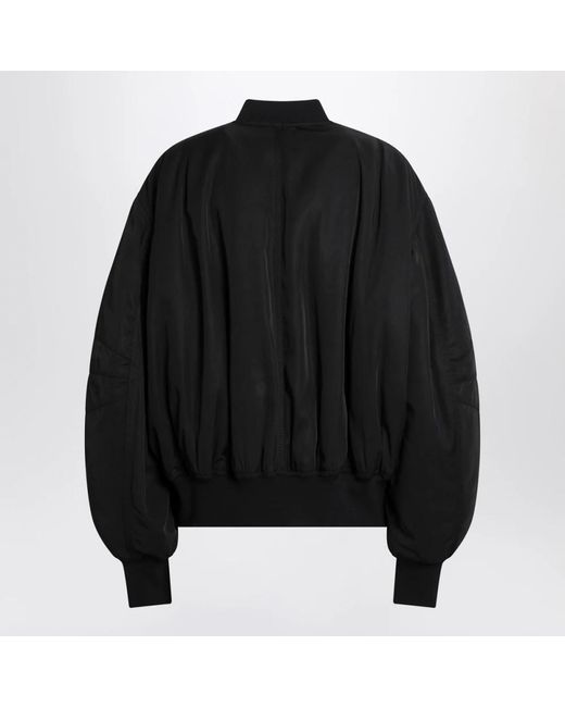 The Attico Black Bomber Jackets