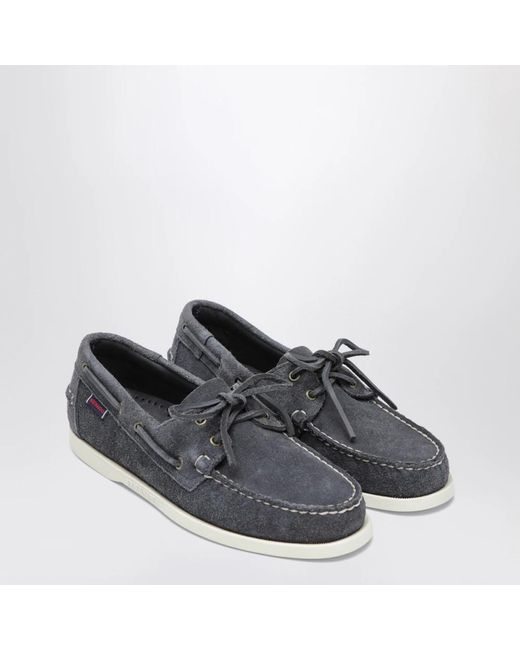 Sebago Blue Boat Shoes for men