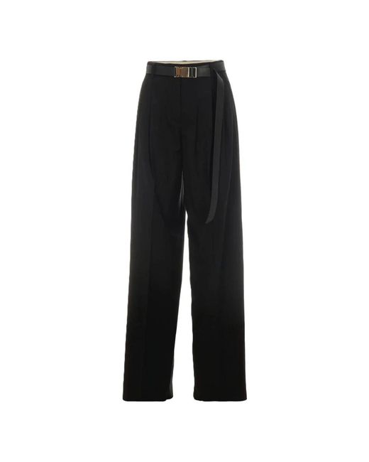 Max Mara Wide Trousers in het Black