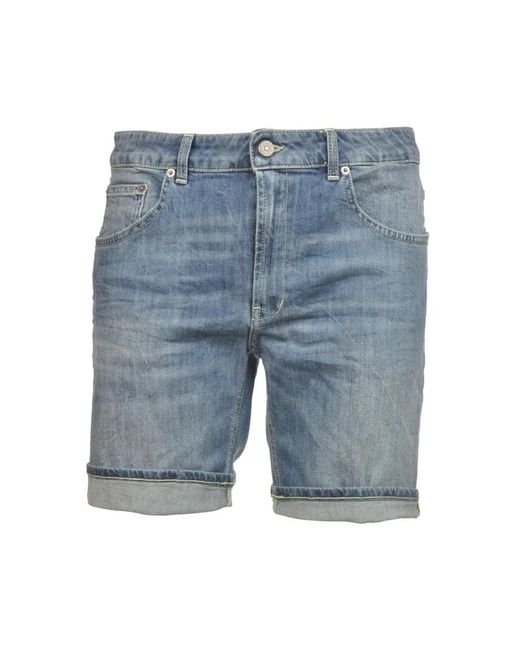 Dondup Blue Denim Shorts for men