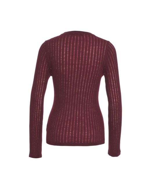 Round-Neck Knitwear di Grifoni in Purple