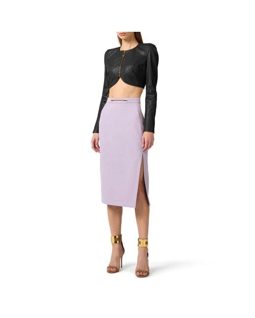 Elisabetta Franchi Black Light Jackets