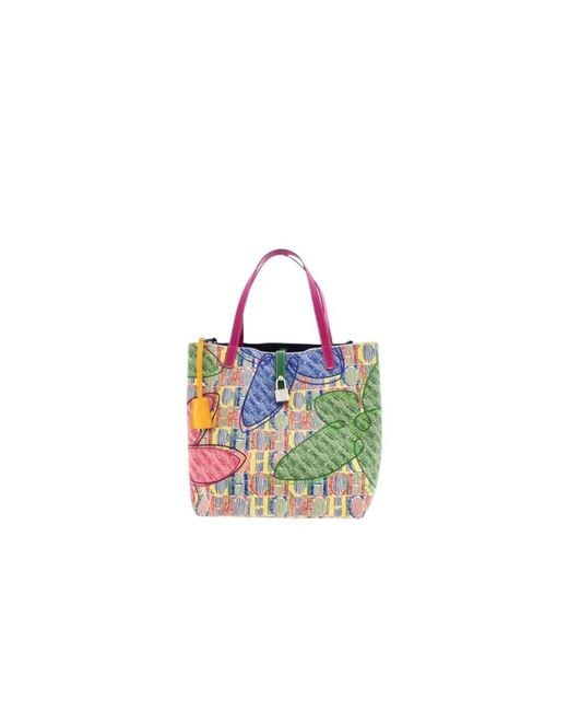 Carolina Herrera Multicolor Tote Bags