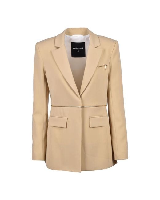 Patrizia Pepe Natural Blazers