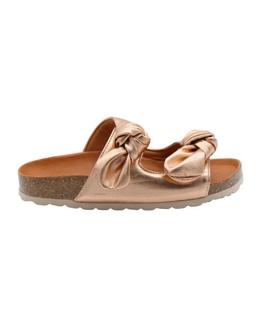 Verbenas Schoenen ,Roze ,Gennie Slipper in het Brown