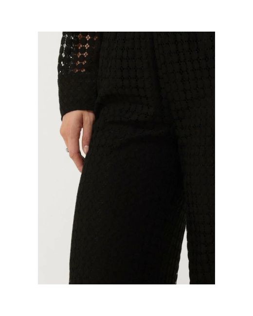 Modström Wide Trousers in het Black