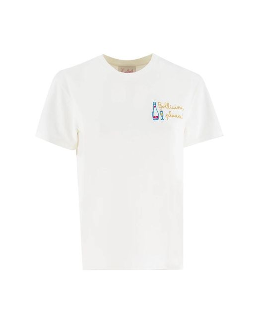 Mc2 Saint Barth T-Shirts in het White