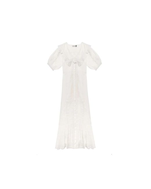 Rixo Midi Dresses in het White