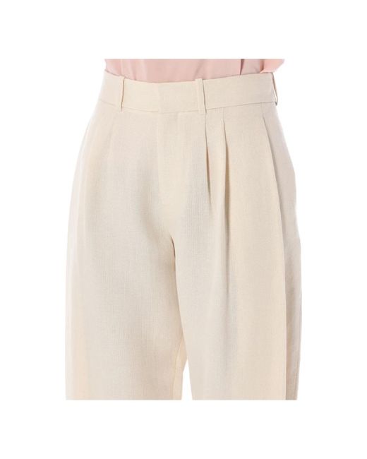 Trousers > straight trousers Ralph Lauren en coloris Natural