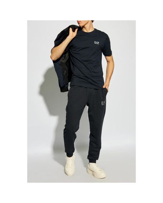 EA7 Black T-Shirts for men