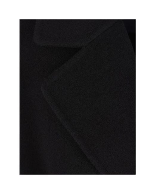 Max Mara Black Belted Coats