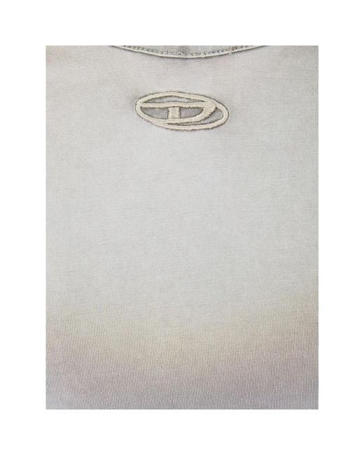 DIESEL Gray Sleeveless Tops