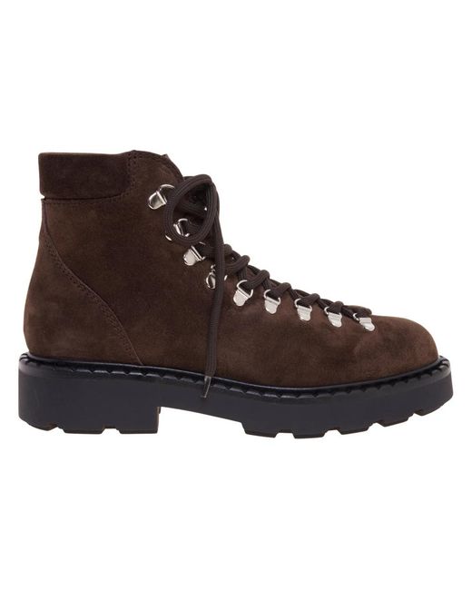 Guglielmo Rotta Brown Lace-Up Boots