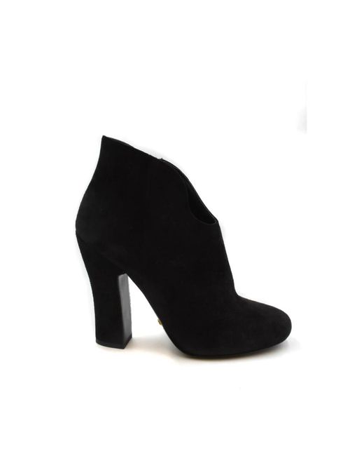 Prada Black Heeled Boots