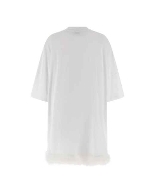 Moschino White Short Dresses