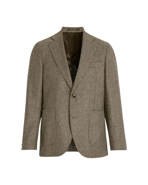 Oscar Jacobson Green Blazers for men