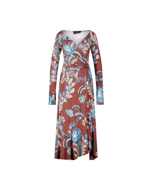 Etro Red Midi Dresses