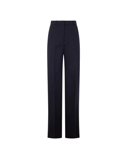 Max Mara Blue Straight Trousers