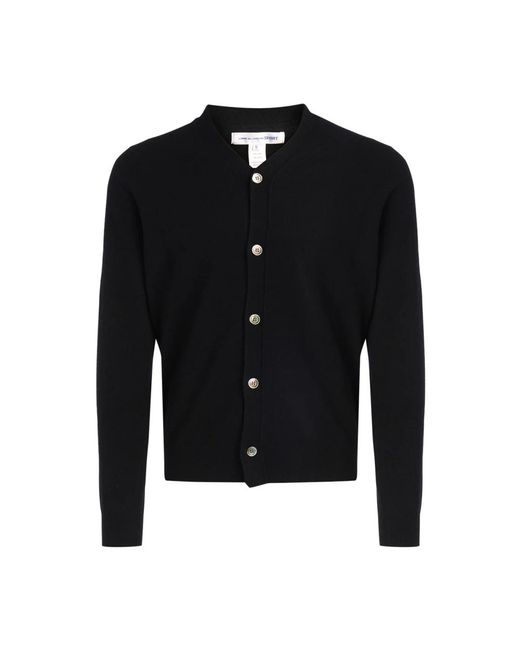Comme des Garçons Truien & Vesten ,Zwart ,Wol V-Hals Cardigan in het Black voor heren