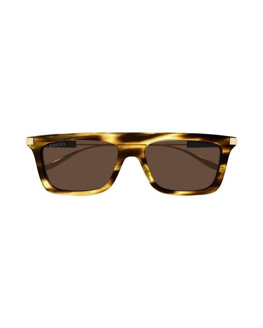 Gucci Brown Sunglasses for men