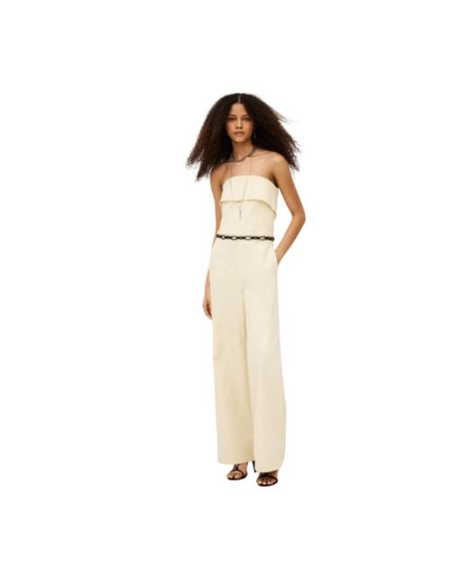 Ba&sh Jumpsuits & Playsuits ,Bustier Jumpsuit in het Natural