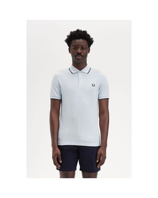 Fred Perry Blue Polo Shirts for men