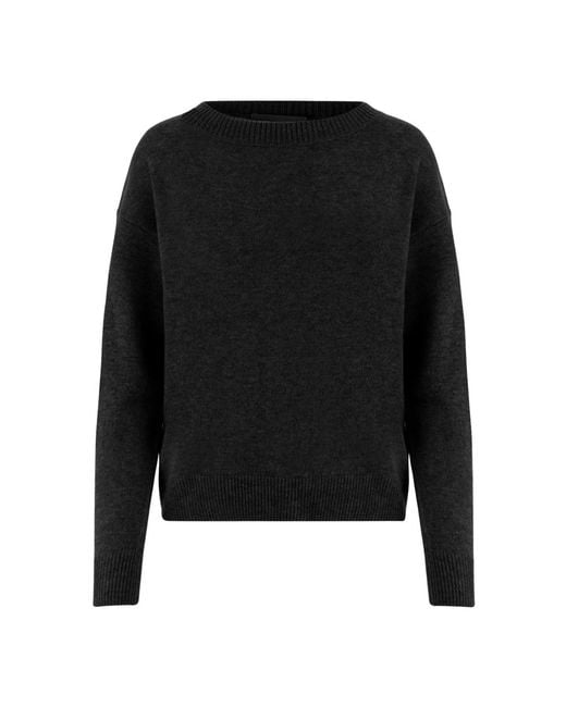 Allude Black Cashmere Knitwear