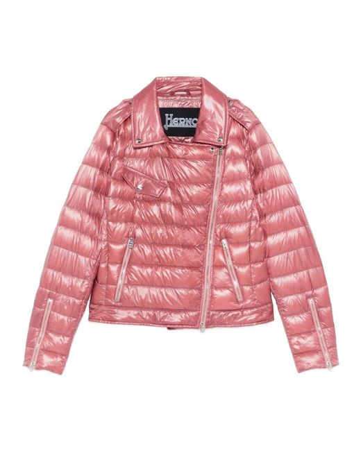 Herno Polyamide Down Parka in het Pink