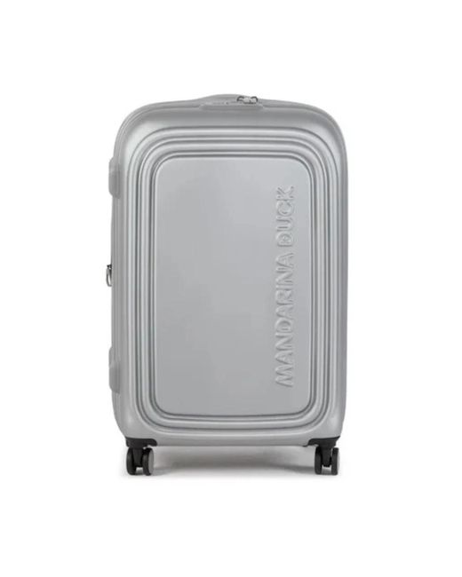 Mandarina Duck Gray Suitcases