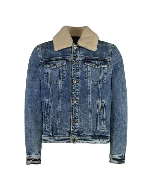 Moorer Blue Denim Jackets for men