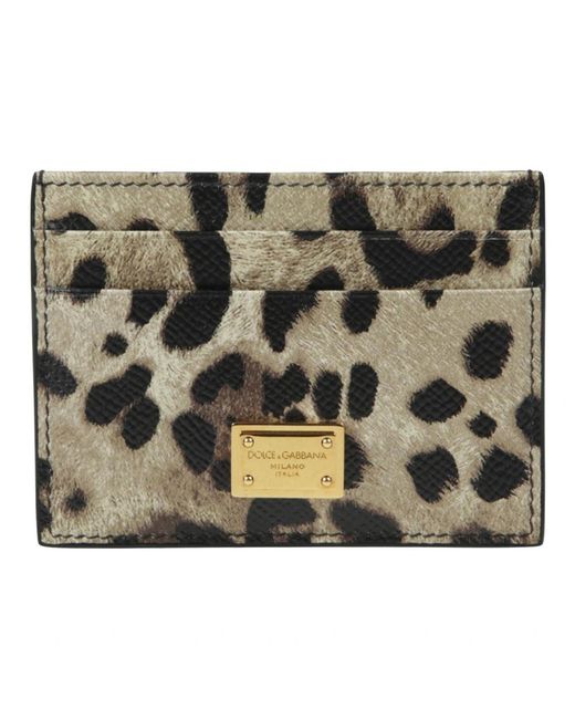 Wallets & Cardholders di Dolce & Gabbana in Metallic