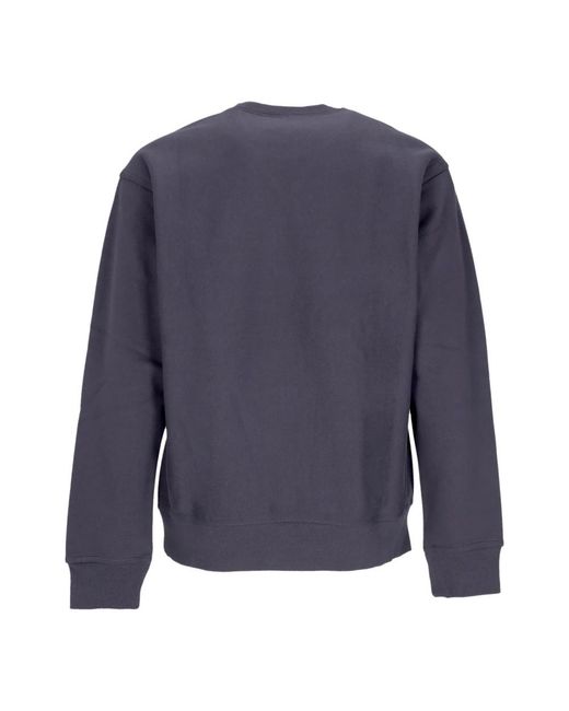 Carhartt Blue American Script Sweat Crewneck Sweatshirt for men