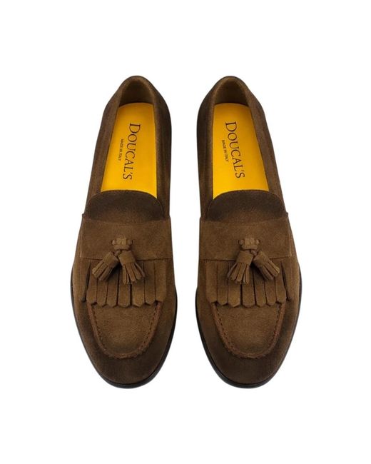 Doucal's Brown Loafers for men
